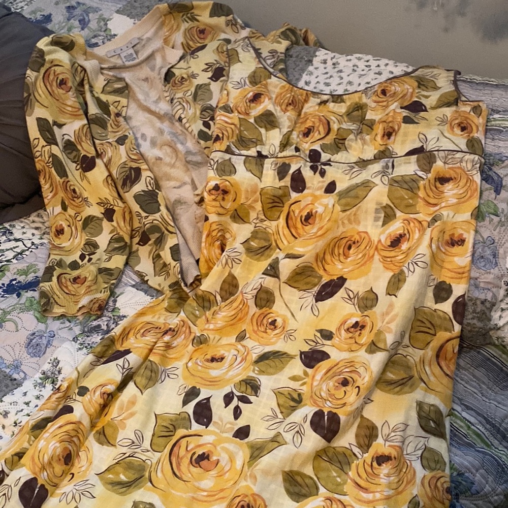 Cabi sundress and matching sweater